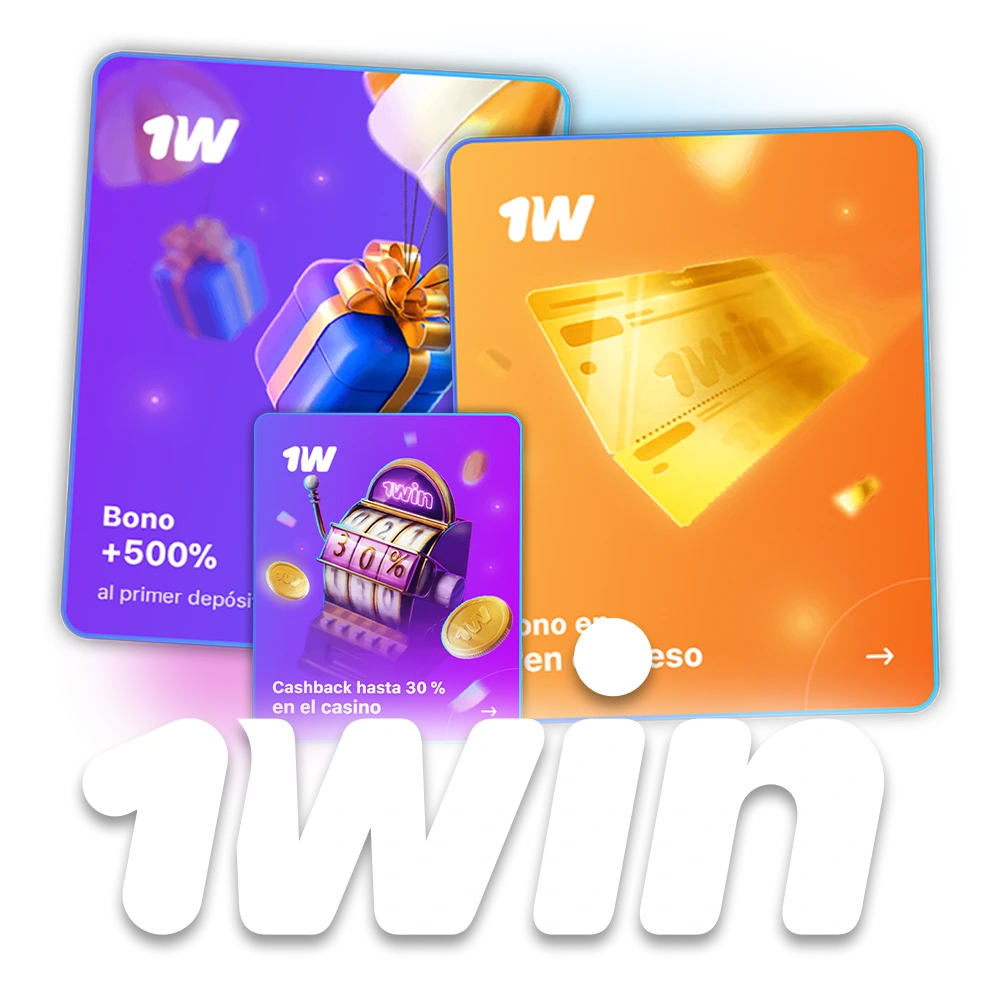 Consigue bonificaciones 1Win todos los días.