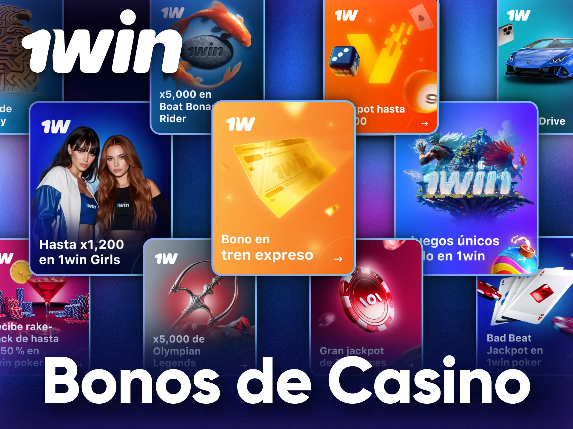 1Win cuenta con una gran selección de bonos para sus usuarios.