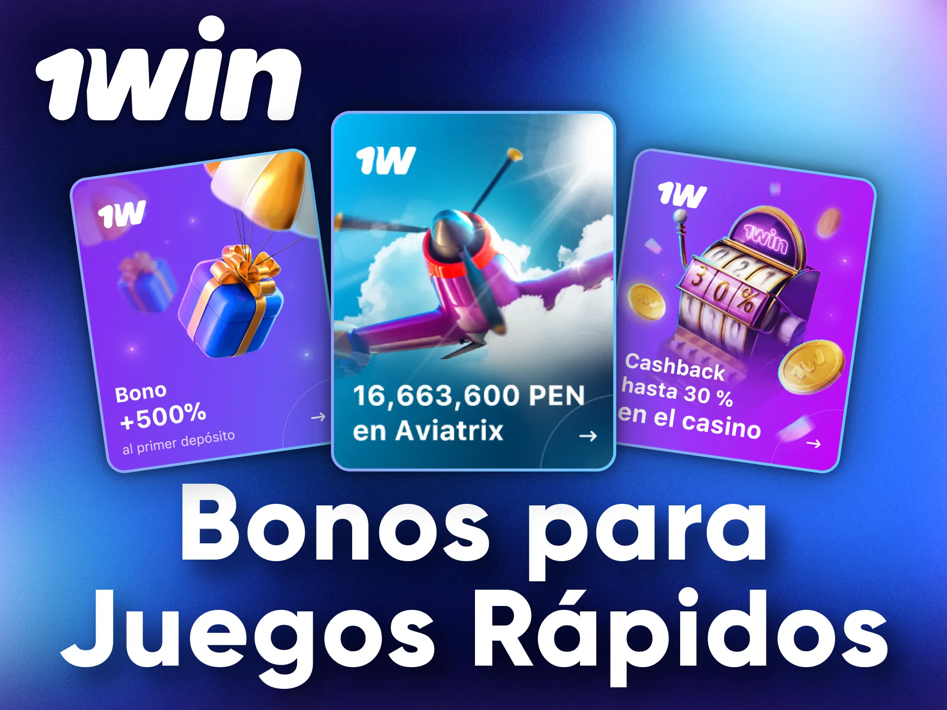 Aprovecha los bonos de casino considerados generosos en 1Win.