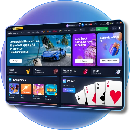El casino 1Win cuenta con una interfaz moderna y fácil de usar.