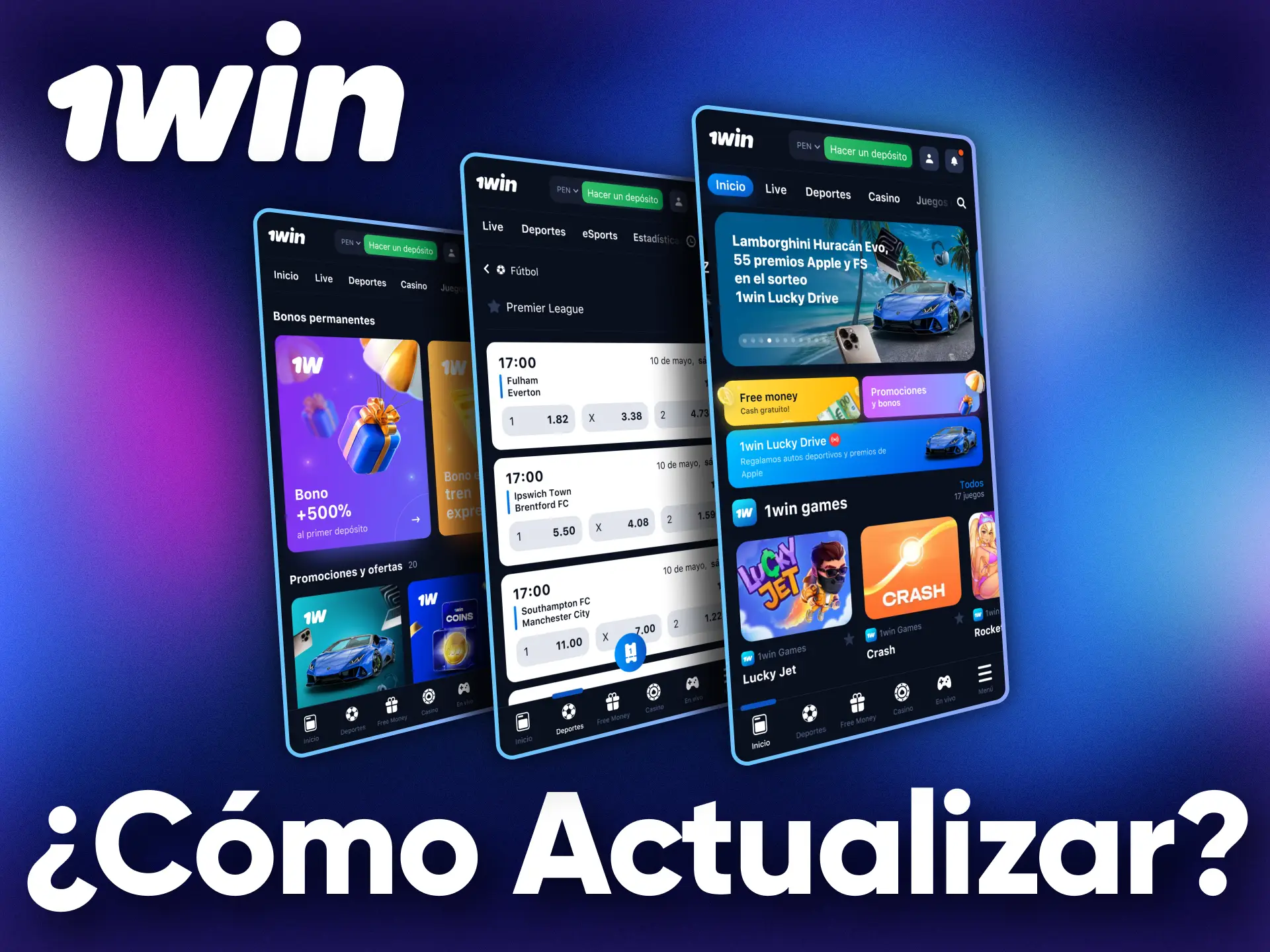 Mantenga actualizada su aplicación móvil 1Win.