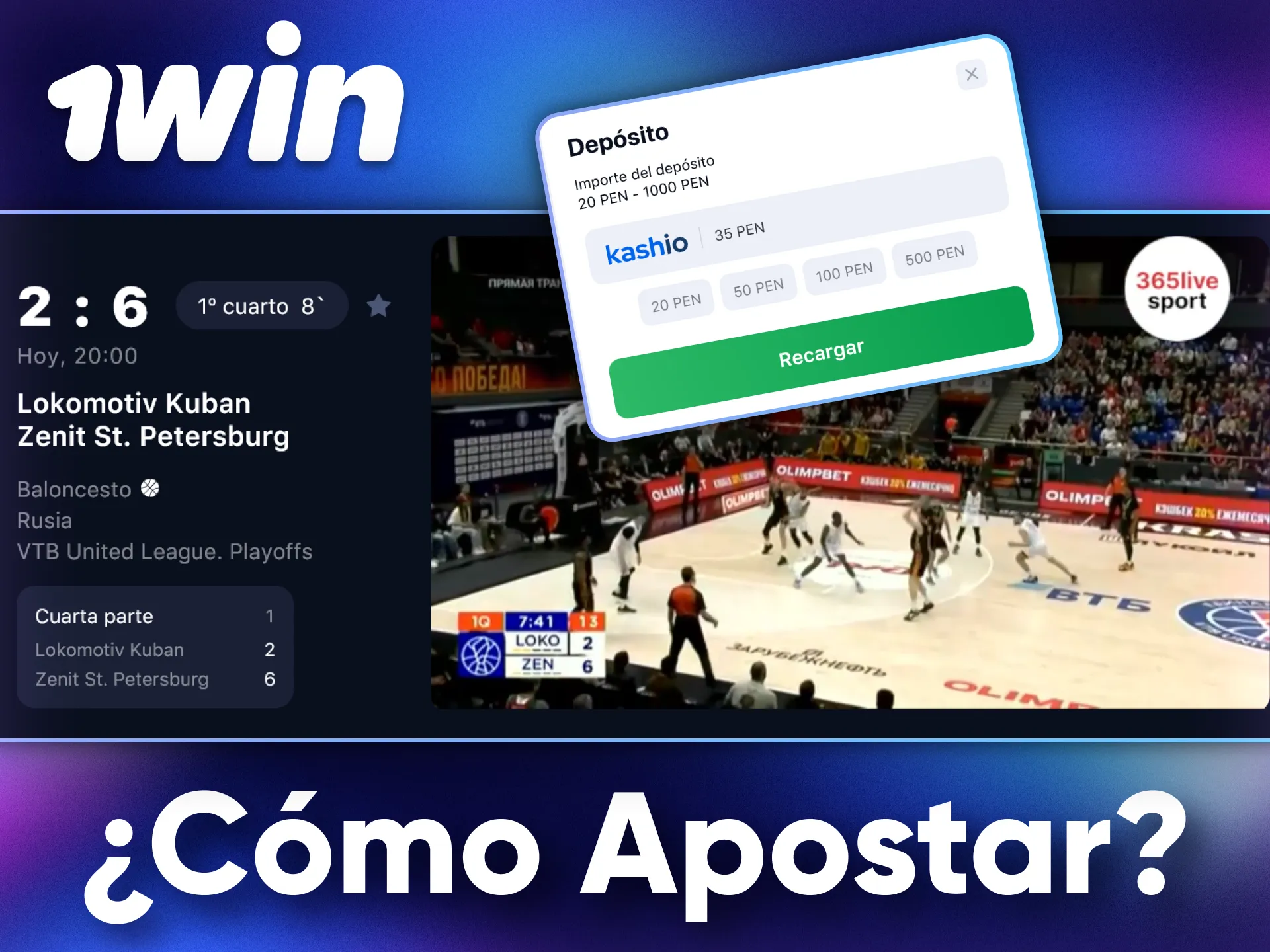 Disfruta apostando en baloncesto de manera sencilla y entretenida con 1Win.