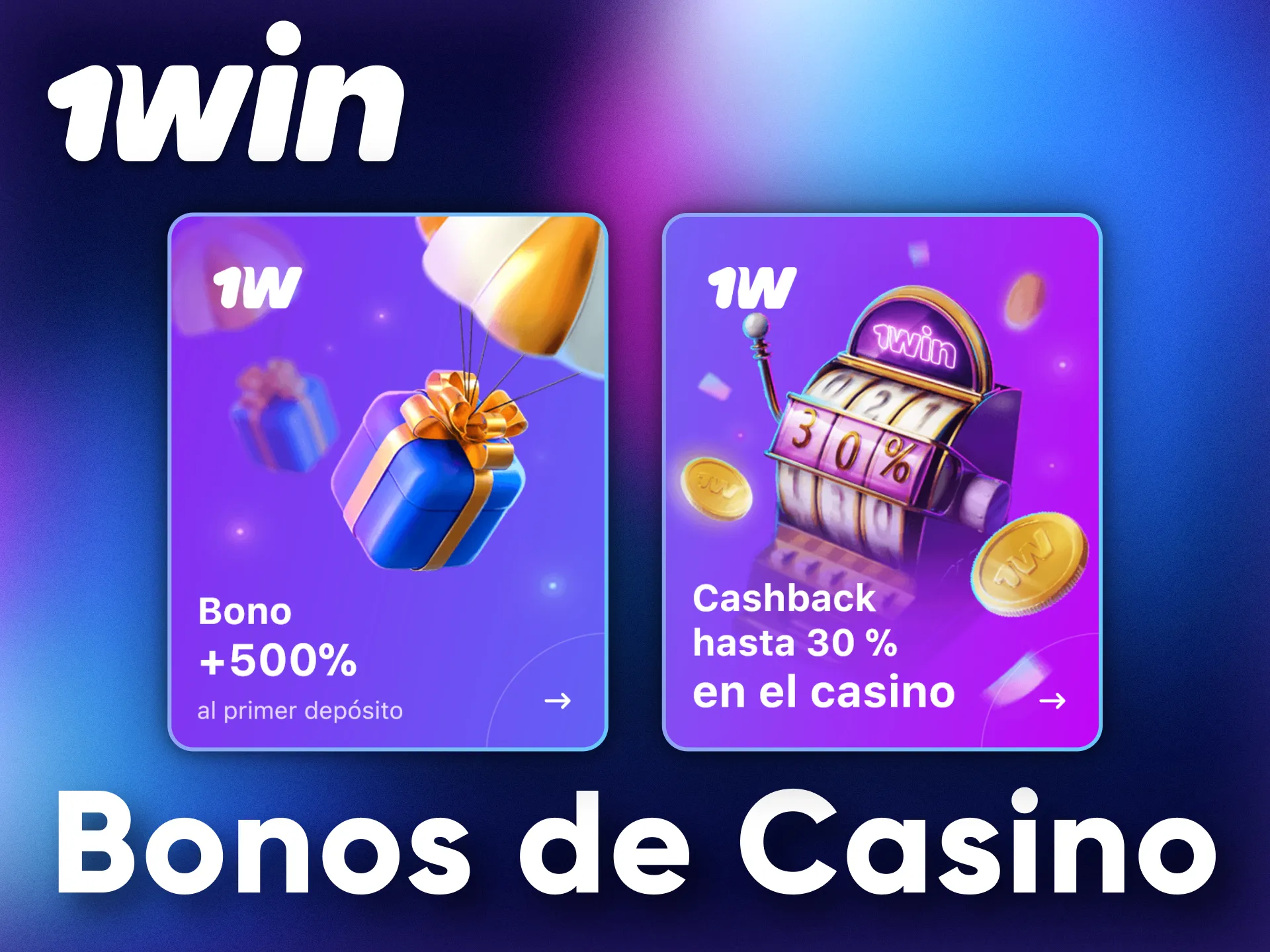 Benefíciate de las bonificaciones de 1Win en los juegos de casino.