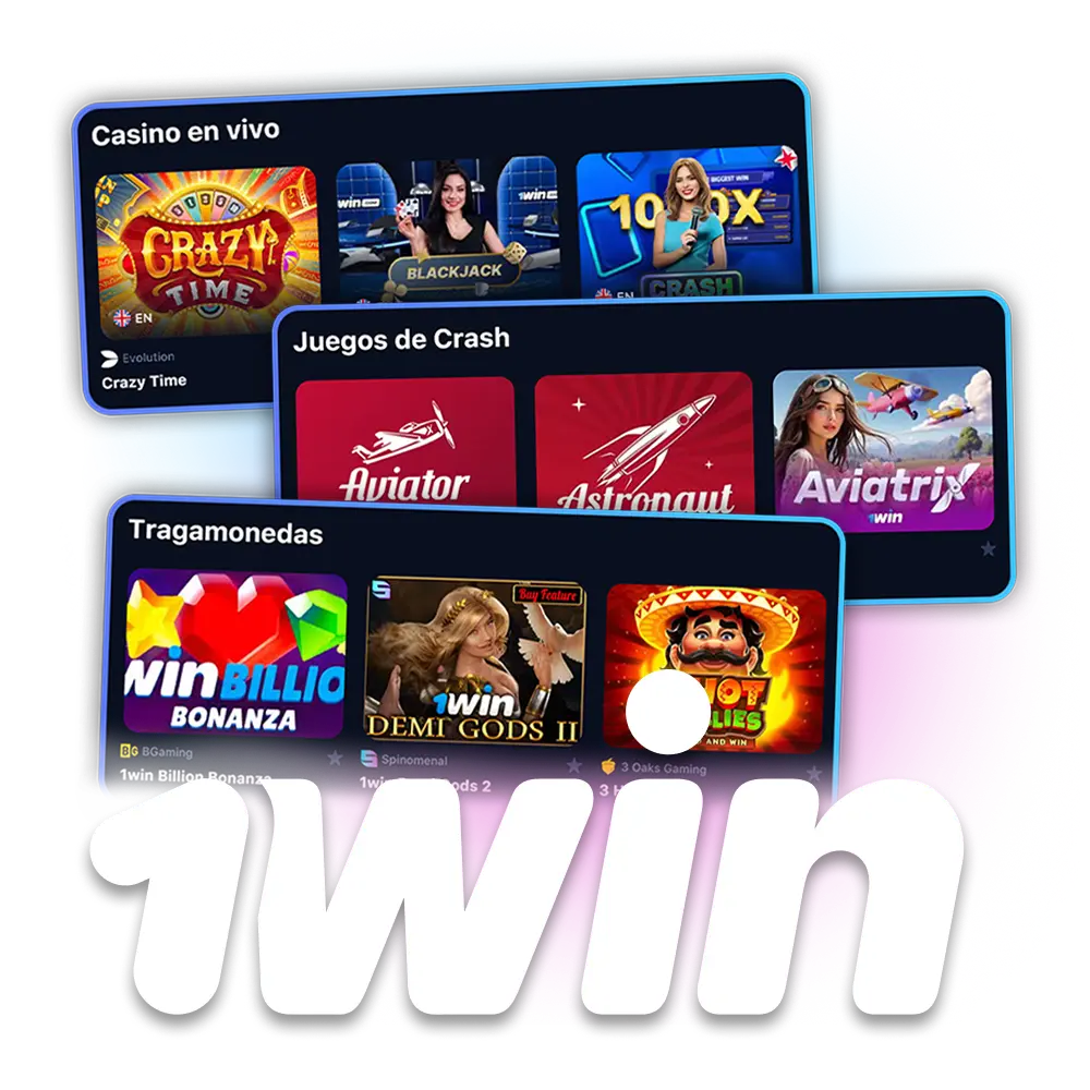 Descubra el mundo de los juegos de casino con 1win.