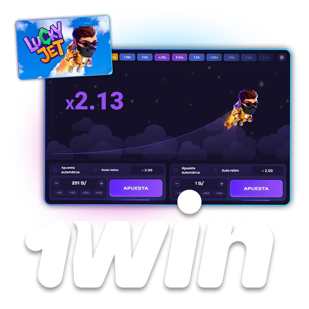 El juego Lucky Jet te espera en 1win.