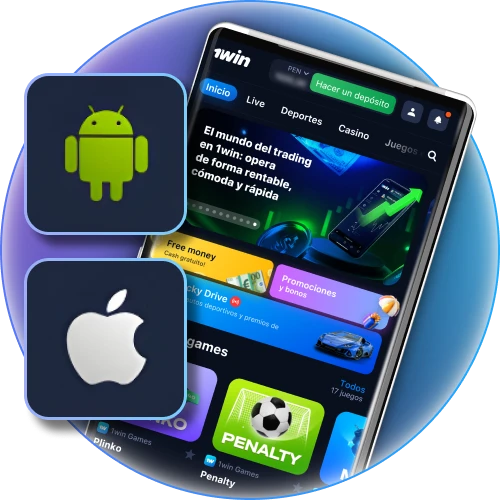 El casino 1Win está disponible para teléfonos Android e iOS.