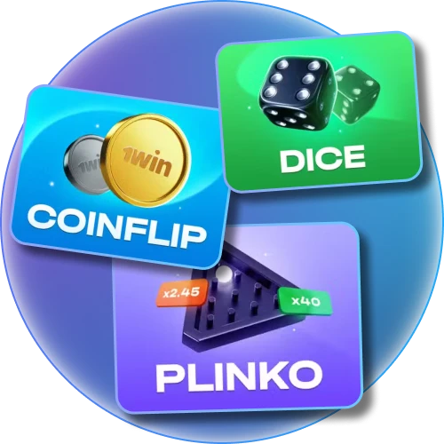 1Win crea sus propios juegos de casino exclusivos.