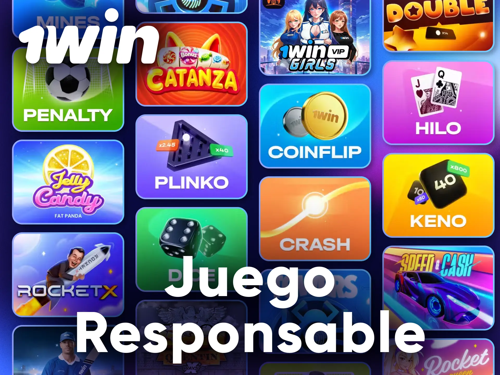 Manténgase seguro y juegue de forma responsable en el casino en línea 1Win.